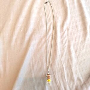 Etsy Yellow Paper Crane Necklace